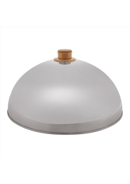 12 Inç Paslanmaz Çelik Peynir Eritme Kubbesi ve Buharda Pişirme Kapağı, Cilalı Biftek Örtüsü, Cloche Servis Yemek Kapağı, En Iyi Düz Üst Izgara Izgara Vb. (Yurt Dışından)