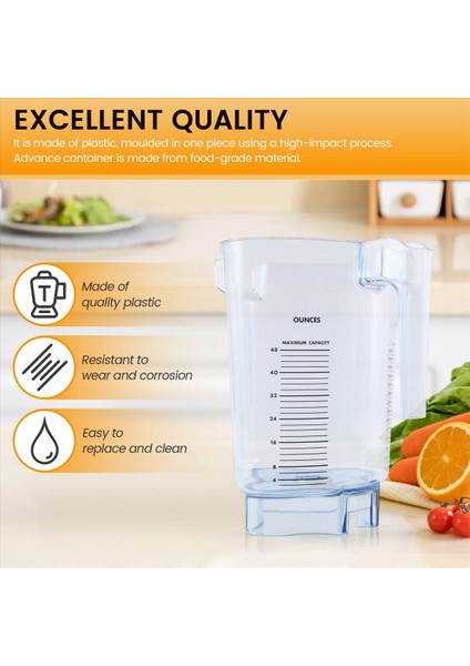 Vitamix VM0145 Yedek Blender Cup Için Blender Cup Vücut (Kapak ve Bıçak Olmadan) (Yurt Dışından) fırsatları