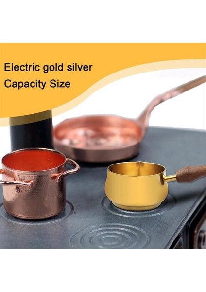 Mini Sos Tavaları -Seafood Elektrapan Paslanmaz Çelik Saplı (Altın 100ML/3.5OZ) (Yurt Dışından) modelleri