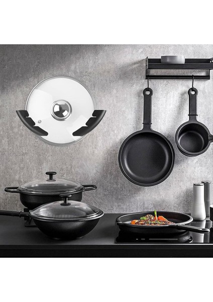 Kabine Için Pot Kapak Organizatörü, Mutfak Dolabı Kapısı Için Pot Kapağı Tutucu Organizatörü, Universal Pan Lids Organizer 3pcs (Yurt Dışından) modelleri