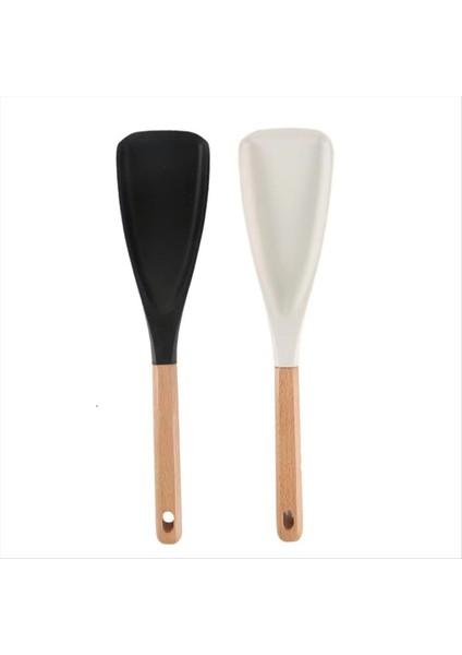 Mutfak Spatula Karıştırma Spatula Kaşık Isıya Dayanıklı Yapışmaz Pişirme Pişirme ve Karıştırma Gıda Sınıfı Silikon Alet (Yurt Dışından)