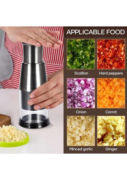 2pcs Manuel Preslenmiş Kıyıcı Manuel Preslenmiş Kıyıcı Kılavuzu Preslenmiş Sarımsak Kıyıcı Mini Manuel Preslenmiş Helikopter (Yurt Dışından) modelleri