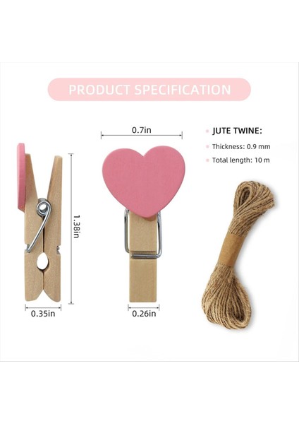 80 Adet Ahşap Kalp Clothespins Mini Kalp Fotoğraf Klipleri El Sanatları Için Renkli Küçük Giysiler Pimleri Resim Asma Ekran (Yurt Dışından) fiyatları