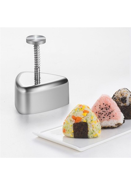 Onigiri Kalıbı, Paslanmaz Çelik Pirinç Top Kalıbı Suşi Üreticisi, Klasik Üçgen Musubi Kalıp Çocuklar Için Öğle Yemeği Bento ve Ev Diy (Yurt Dışından) indirimleri