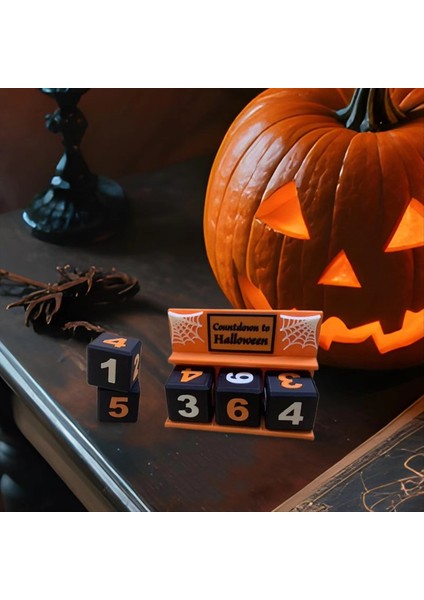 Kapalı Ev Partisi Dekorasyon Tatil Masası Süsleme Dekoratif Cadılar Bayramı Geri Sayım Blok Için Cadılar Bayramı Geri Sayım (Yurt Dışından) indirimleri