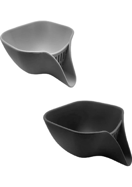 Çok Fonksiyonlu Silikon Tahliye Sepeti, Makarna Için Lavabo Filtre Sepeti, Yıkanmış Meyveler, Sebzeler ve Salatalar. (Yurt Dışından)