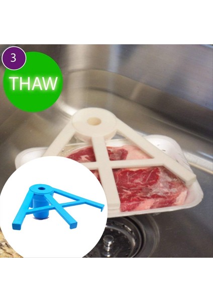 Yeni Çözme Pençesi Mutfak Evi Deniz Ürünleri Biftek Et Tavuk Pençesi Hızlı Çözme ve Buz Bozunma Aracı (Yurt Dışından) fırsatları