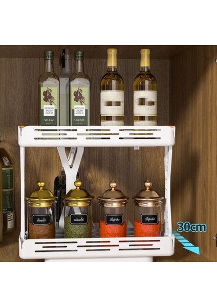 Çekme Dönen Depolama Rafı Mutfak Baharat Rafı Bez Şişe Kozmetik Depolama Rafı (Yurt Dışından) fırsatları