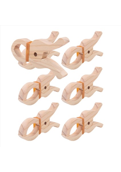 6 Adet Ahşap Oyun Klips El Yapımı Dev Klips Oyuncaklar Perdeler Için Ahşap Klipler, Dolaplar, Balkon, Yaratıcı Ahşap Klipler (Yurt Dışından) fiyatları