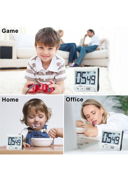Dijital Mutfak Zamanlayıcısı ve Kronç, Kalın Rakamlar, Basit Çalışma, Yüksek Alarm, Yemek ve Sınıf Için Manyetik Kickstand (Yurt Dışından) indirimleri