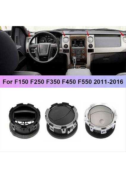 Ac /ısıtıcı Hava Kanalı Havalandırma Ford F250 F350 F450 F550 2011-2016 Siyah Klima Çıkışı DC3Z19893BA DC3Z-19893-BA (Yurt Dışından) fırsatları