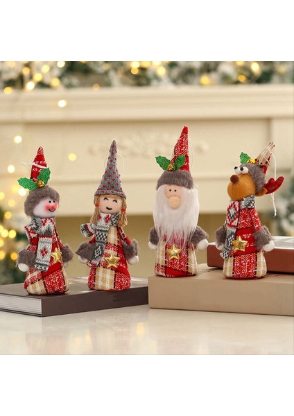 Noel Kolye Noel Süsü Asma Santa Elk-Snowman Kolye Bebek El Sanatları Için Ağaç Ev Partisi Dekorasyonu (Yurt Dışından) fırsatları