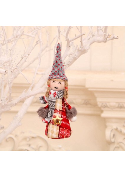 Noel Kolye Noel Süsü Asma Santa Elk-Snowman Kolye Bebek El Sanatları Için Ağaç Ev Partisi Dekorasyonu (Yurt Dışından) indirimleri