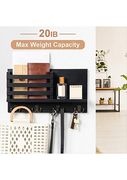 Koridor Mutfak Çiftlik Evi Dekoru Için Anahtar Kancalar ile Duvar Koşu Posta Organizatörü Için Posta Sahibi (Yurt Dışından) indirimleri