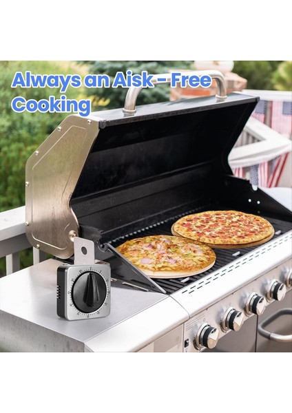 Yemek Pişirmek Için Mutfak Zamanlayıcıları, Yüksek Sesle Alarmlı Şef Pişirme Zamanlayıcı Saati, Mekanik Masa Zamanlayıcı - Pil Gerekmez (Yurt Dışından) indirimleri