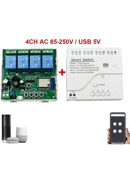 Tuya Smart Switch Wifi Dıy Zamanlayıcı Kablosuz Denetleyicisi Evrensel Break Timer Akıllı Yaşam LED Işık Anahtarı Alexa Aksesuarları (Yurt Dışından) fiyatları