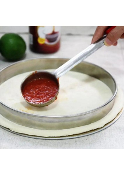 Paslanmaz Çelik Pizza Sos Kaşık Pizza Uzun Saplı Mutfak Pişirme Aracı ile Kaşık Servis Kaşık 4 Ons (Yurt Dışından) modelleri