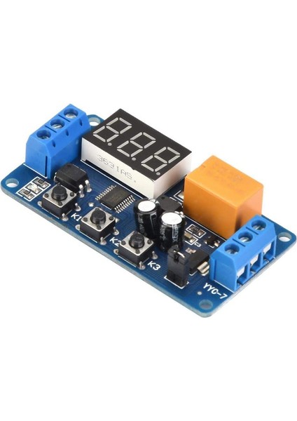 Zaman Gecikme Modülü LED Ekran Zamanlayıcı Rölesi 3V 3.7V 4.5V 5V 6V Sinyal Döngüsü Zamanlama Anahtarı Çok Fonksiyonlu Ayarlanabilir (Yurt Dışından)