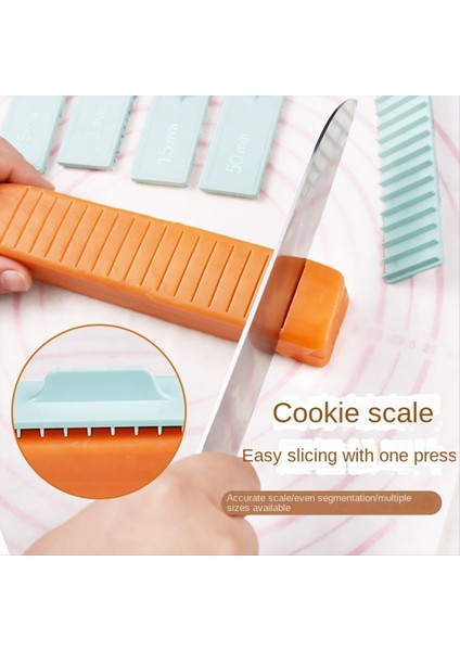 Çerez Kalınlığı Ölçüm Aracı 8pcs Pastik Bisküvi Kek Kalıp Tereyağı Ölçüm Cetveli Pişirme Aracı (Yurt Dışından) modelleri
