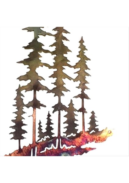 Metal Geyik Duvar Sanat Orman Geyik Duvar Dekor Metal Ağaç Geyik Duvar Sanat Dekor Metal Geyik Dekoru Rustik Dekor Oturma Odası Için (Yurt Dışından) fırsatları