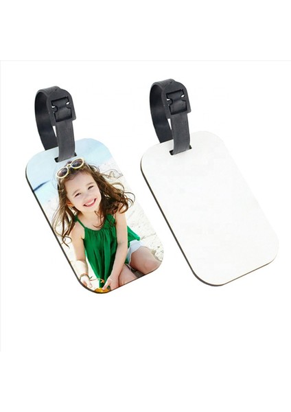 20PCS Süblimasyon Boş Bagaj Etiketleri Beyaz Boş Seyahat Çantası Bagaj Etiketleri Kayış Çift Taraflı Bavul Etiket Etiketi (Yurt Dışından) fiyatları