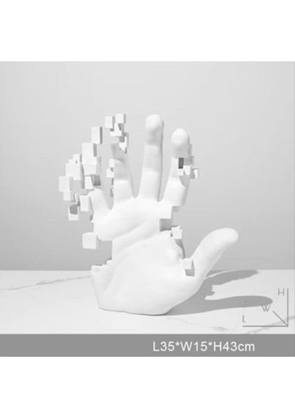 Palmiye Süs Dekorasyonları Mozaik Heykeller El Modeli Reçine Soyut Figürin Ev Masaüstü Moda Çalışması Memur B (Yurt Dışından) modelleri