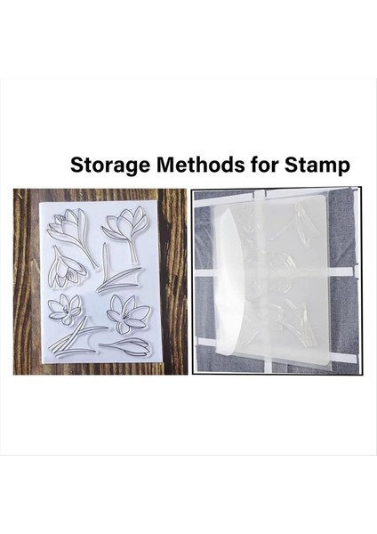 20 Temizle Damgalı Depolama Panelleri Yeniden Yerleştirilebilir Kalıp Kesme Torbaları Kalıp Kesme ve Dekorasyon Için Açık Damga Depolama Seti (Yurt Dışından) fiyatları