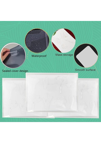 20 Temizle Damgalı Depolama Panelleri Yeniden Yerleştirilebilir Kalıp Kesme Torbaları Kalıp Kesme ve Dekorasyon Için Açık Damga Depolama Seti (Yurt Dışından) fırsatları