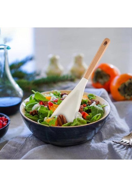 Mutfak Spatula Karıştırma Spatula Kaşık Isıya Dayanıklı Yapışmaz Pişirme Pişirme ve Karıştırma Gıda Sınıfı Silikon Alet (Yurt Dışından) fırsatları