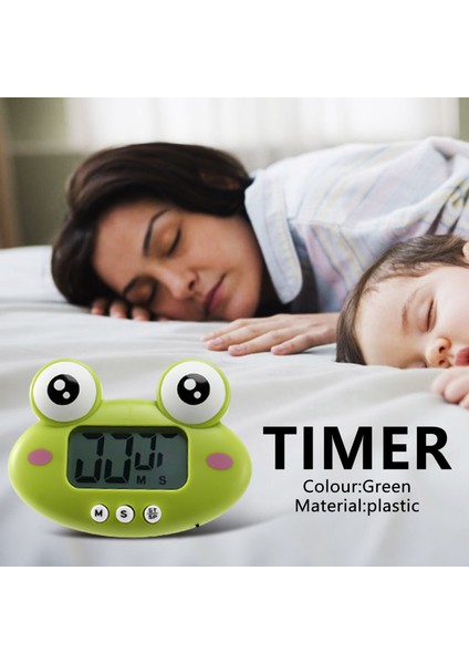 Mutfak Zamanlayıcı 2 Parçası, Sevimli Karikatür Hayvan Geri Sayım Zamanlayıcı, Manyetik, Büyük Ekran Saati Dijital Pişirme Zamanlayıcısı (Yurt Dışından) fırsatları