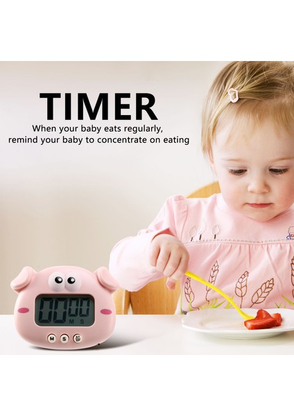 Mutfak Zamanlayıcı 2 Parçası, Sevimli Karikatür Hayvan Geri Sayım Zamanlayıcı, Manyetik, Büyük Ekran Saati Dijital Pişirme Zamanlayıcısı (Yurt Dışından) indirimleri