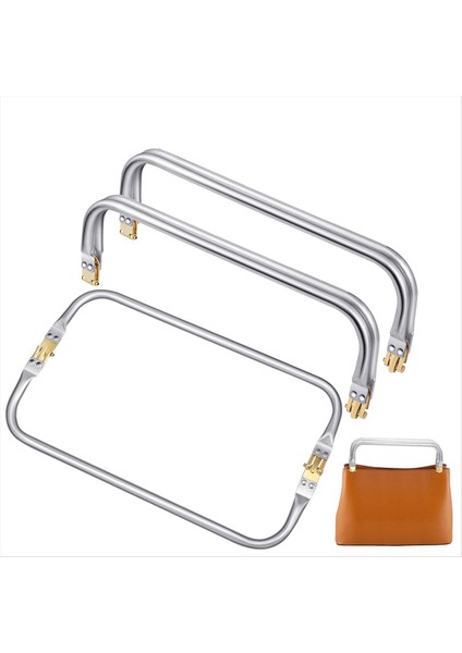 12 Inç Çanta Çerçevesi Dikdörtgen Kilit Çerçeve Öpücük Kilit Tokası Çanta Çerçevesi Donanım Değiştirmeleri Çanta Kapanması 4pcs (Yurt Dışından) fiyatları