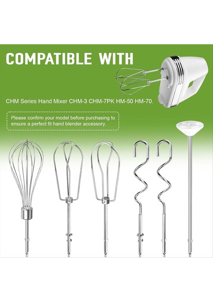 Cuisinart Paslanmaz Çelik Sol ve Sağ Turbo Tarzı Çırpıcılar, Tel Yumurta Çırpma, Sıvı Karıştırma Çubuğu Için El Karıştırıcı Çırpıcılar (Yurt Dışından) modelleri