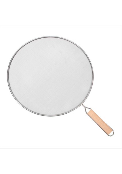 Pişirme Paslanmaz Çelik Anti -Sıçrama Koruma Yağ Net Gres Sıçrama Ekranı Tava Örgü Koruyucu Sıçrama Kapağı 33CM (Yurt Dışından)