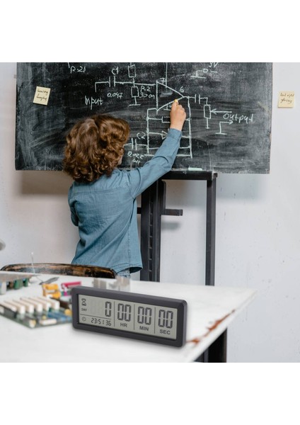 Büyük Dijital Geri Sayım Günleri Zamanlayıcı Saati - 999 Gün Mezuniyet Laboratuvarı Mutfak (Siyah) Için Saat Zamanlayıcı (Yurt Dışından) fırsatları