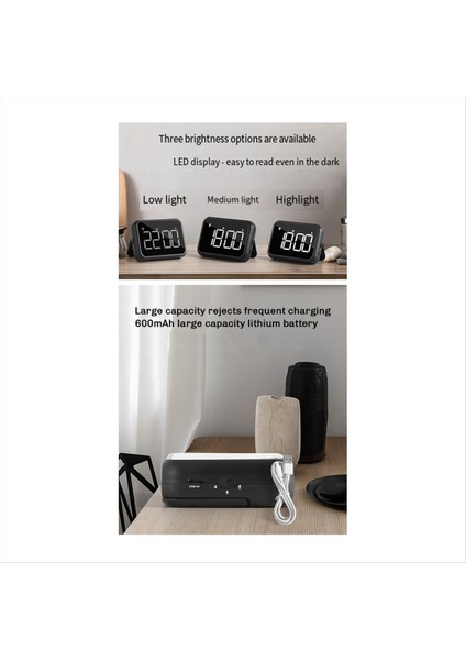 Çocuklar Için Zamanlayıcı, Mutfak Zamanlayıcıları, Yemek Pişirmek Için Dijital Zamanlayıcı, Egzersiz Için Manyetik Geri Dönüş Zamanlayıcısı, Çalışma, Fırın Siyahı (Yurt Dışından)