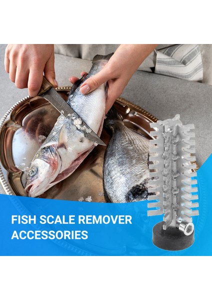 Balık Ölçeği Çıkartma Aksesuarları Elektrikli Ölçeklendirici Dayanıklı Kesici Kafa Aracını Çıkarın D (Yurt Dışından) indirimleri