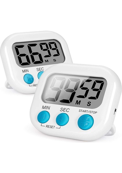 2pcs Mutfak Zamanlayıcısı, Manyetik Dijital Zamanlayıcılar Yüksek Sesle Mutfak Zamanlayıcıları Çocuklar Için Sınıf Zamanlayıcısı (Yurt Dışından)