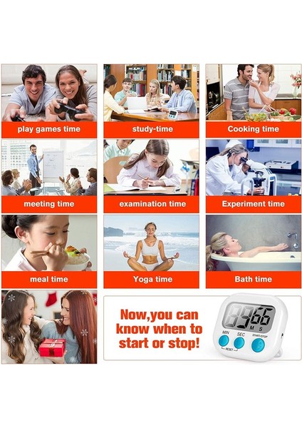 2pcs Mutfak Zamanlayıcısı, Manyetik Dijital Zamanlayıcılar Yüksek Sesle Mutfak Zamanlayıcıları Çocuklar Için Sınıf Zamanlayıcısı (Yurt Dışından) modelleri