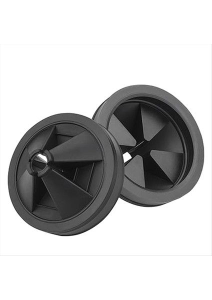 2 Paket Lavabo Backsplash Çöp Bertarafı Sıçrama Koruması Gıda Atığı Disposer Sıçrama Koruma Yakası Yedek Sessiz Kapak (Yurt Dışından)