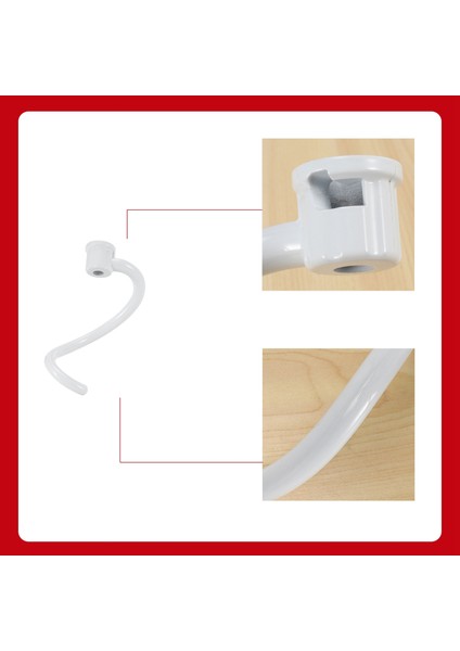 Mutfak Yardım Mikseri Için Spiral Hamur Kancası Değiştirme - K5SS K5A K5A Kssm5 KS55 Pro 600 Çırpıcı Ek (Yurt Dışından) indirimleri
