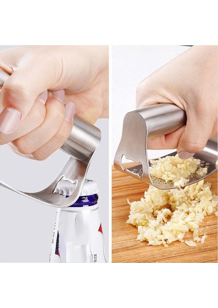 Paslanmaz Çelik Sarımsak Pres, Yeni Sarımsak Pres Rocker, Sarımsak Mutfak Aletleri Ezmek Için Konfor Sarımsak Kıyıcı (Yurt Dışından) indirimleri