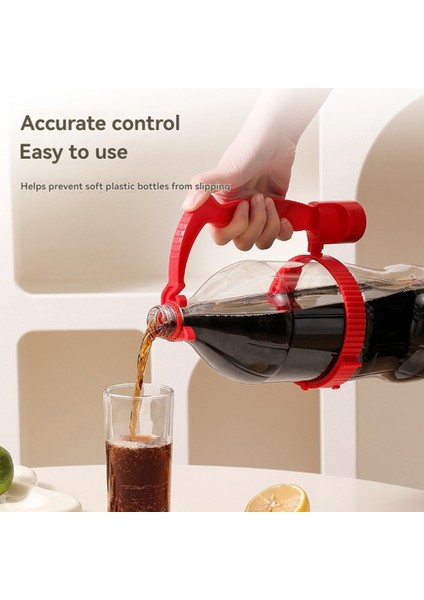 Içecek Şişe Sapı Plastik Soda Şişesi Kolay Kontrol Için Destek Sapı ve Dökülmeleri Önlemek (Yurt Dışından) fırsatları