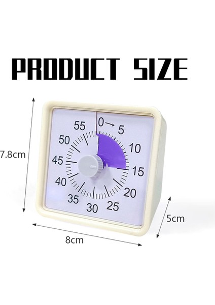 Çocuklar Için 60 Dakikalık Görsel Zamanlayıcı, Office Kitchen Için Görsel Geri Sayım Zamanlayıcısı Sessiz Operasyonlu Pomodoro Zamanlayıcı (Yurt Dışından) fırsatları