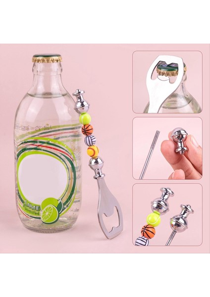 4 Paket Dıy Boncuklu Bira Açıcı Metal Şişe Açıcı Barmenler Için Dekoratif Boncuklu Şişe Açıcı Mutfak Aleti (Yurt Dışından) indirimleri