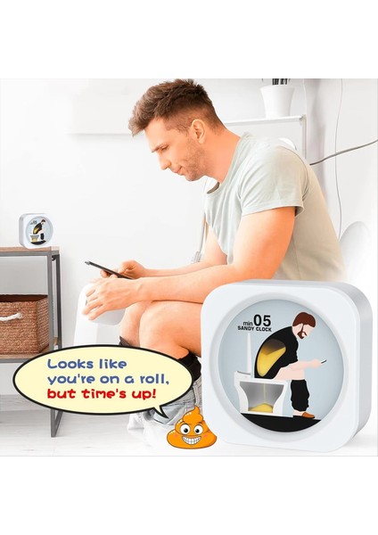 Tuvalet Kum Saati Zamanlayıcı 5 Dakikalık Tuvalet Kum Saat Zamanı Geri Sayım Erteleme Hemoroidler Doğum Günü Hediyeleri (Yurt Dışından) fiyatları