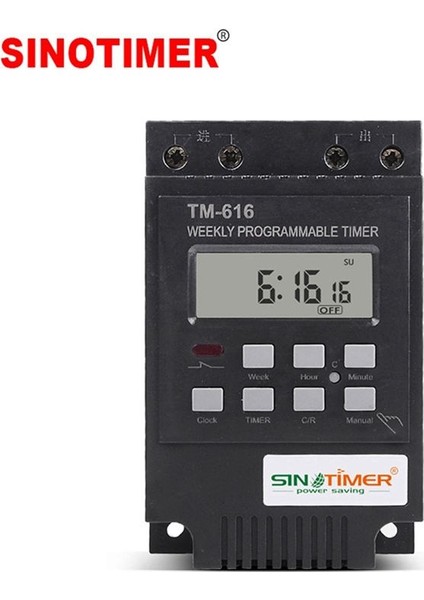 Sinotimer TM616B-4 Zaman Kontrol Anahtarı Akıllı Anahtar Zamanlayıcı Sokak Işık Güç Zamanlama Anahtarı 30A (Yurt Dışından) modelleri