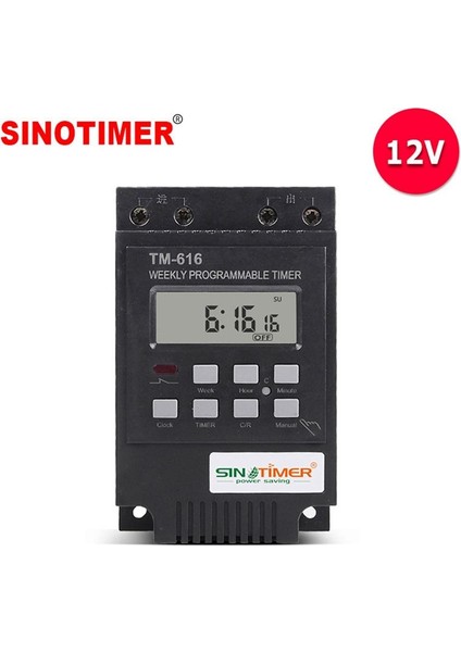 Sinotimer TM616B-4 Zaman Kontrol Anahtarı Akıllı Anahtar Zamanlayıcı Sokak Işık Güç Zamanlama Anahtarı 30A (Yurt Dışından) indirimleri