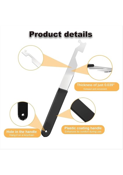 3 Adet Çok Amaçlı Yay Çelik Yangın Söndürme Aracı Kapı Açıcı Kiti, Yangın Seçme Kapısı Openner, Ilk Müdahale Ekipleri Için (Yurt Dışından) modelleri