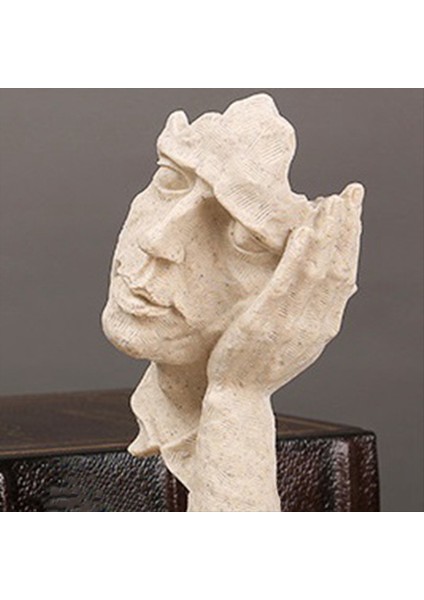Zarif Düşünür Heykeli - Modern Yaratıcılar Için Soyut Maske Sanat Heykeli Dinlememe Ev Dekoru (Yurt Dışından) fiyatları
